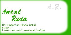 antal ruda business card